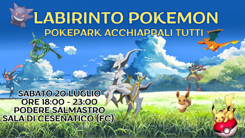 Labirinto pokemon - pokepark acchiappali tutti